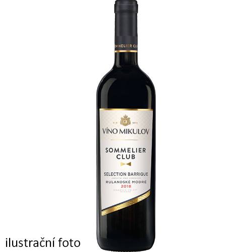 Víno Mikulov Sommelier Club Selection barrique Rulandské modré 2018